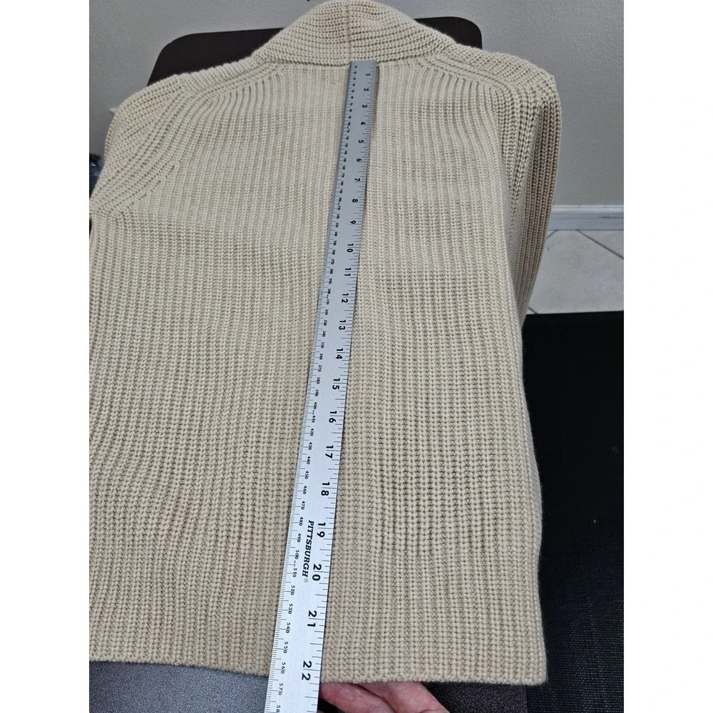 Kangra 100% Cashmere   Cardigan Chunky Knit Sweater Buttons New With Tags Sz 46